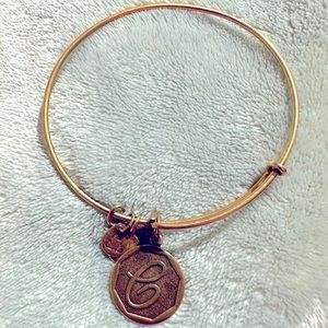 Alex and Ani Bracelet - ‘C’ initial charm bracelet stackable